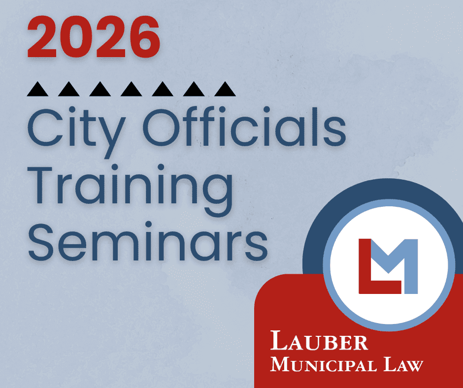 It’s Time for the 2026 City Officials Training Seminars!